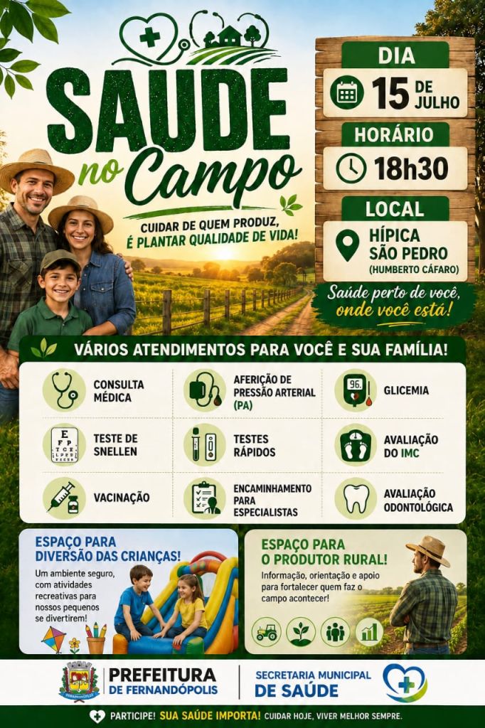 SAUDE NO CAMPO