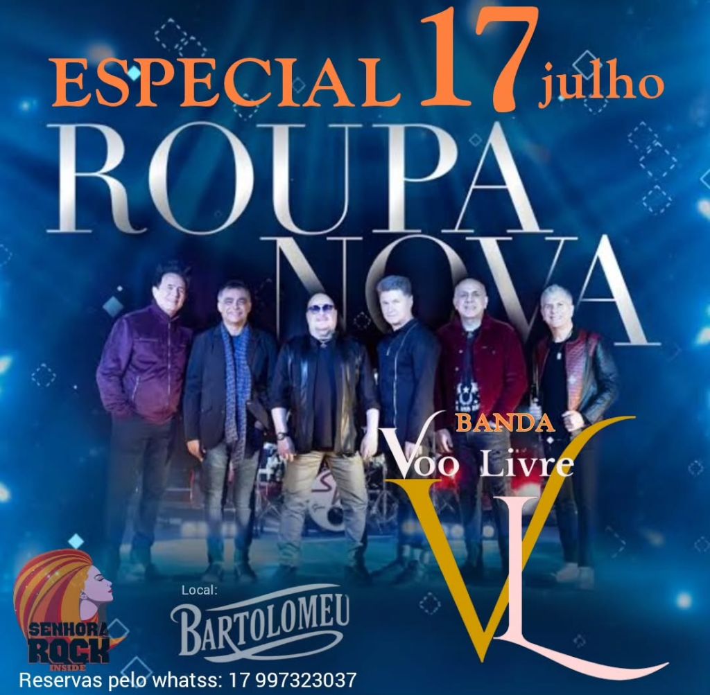 BANDA VOO LIVRE - ROUPA NOVA COVER