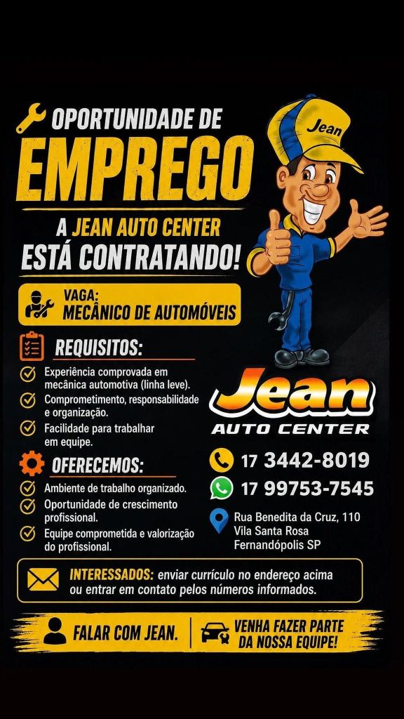 MECANICO DE AUTOMOVEIS