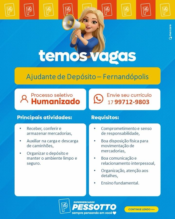 AJUDANTE DE DEPOSITO