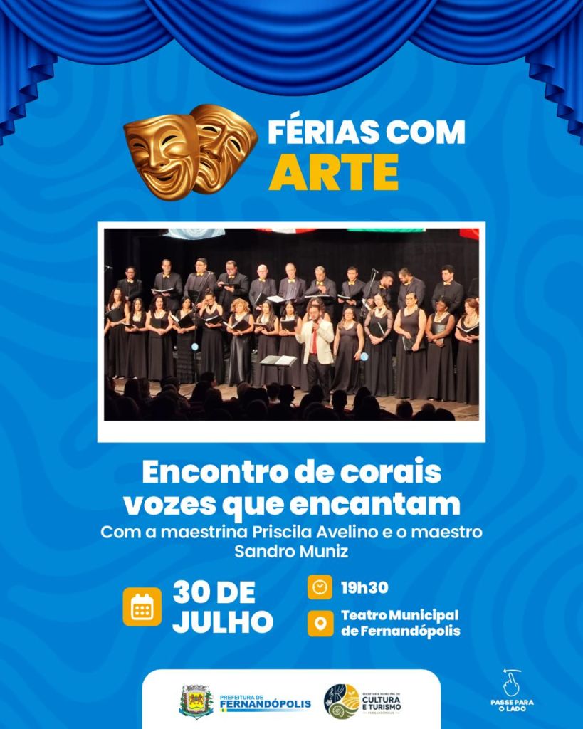 ENCONTRO DE CORAIS, VOZES QUE ENCANTAM