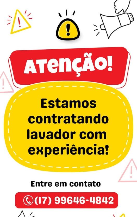 LAVADOR COM EXPERIENCIA