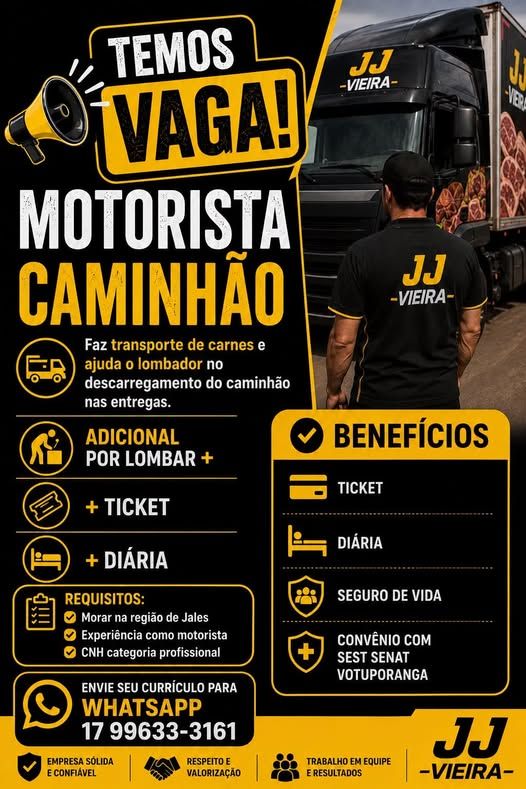 MOTORISTA DE CAMINHÃO