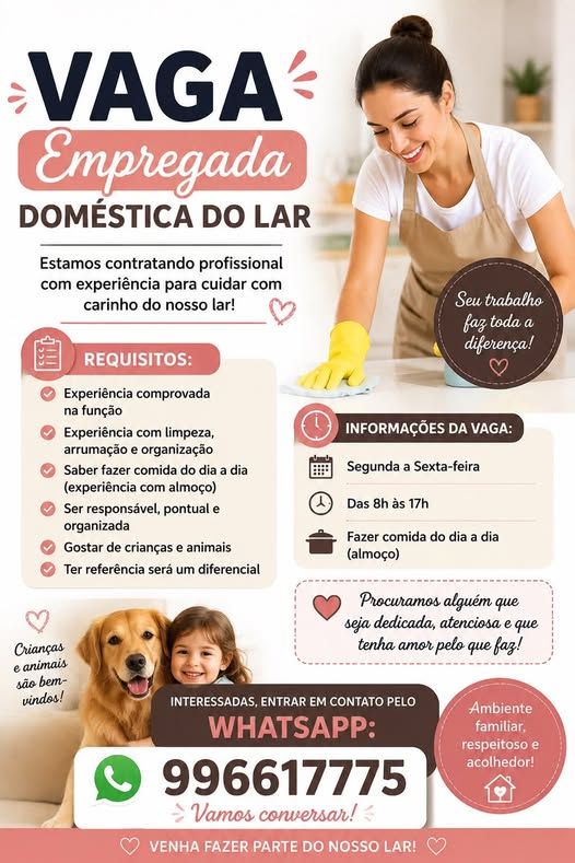 EMPREGADA DOMESTICA DO LAR